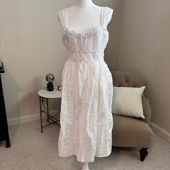 NWT Ciao Lucia CLARA Dress in WHITE NOVELTY LACE COTTON Size M Medium - Picture 4 of 14
